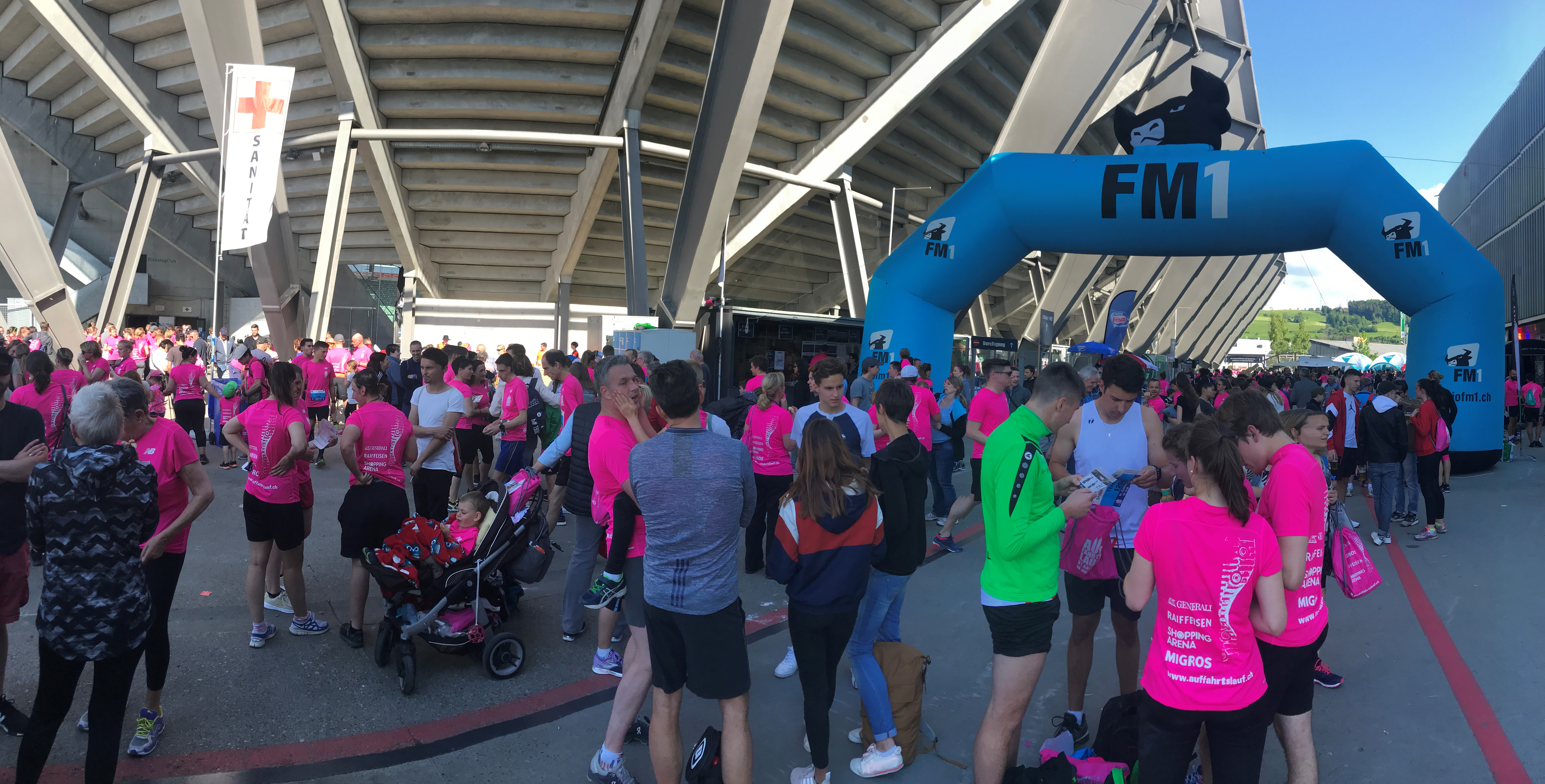 Noch bleibt Zeit für einen Schwatz.